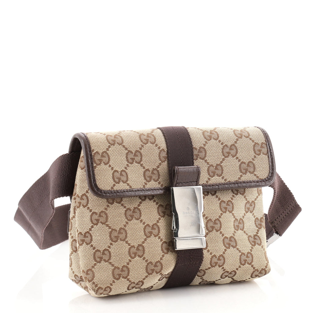 Buckle Belt Bag GG Canvas Mini