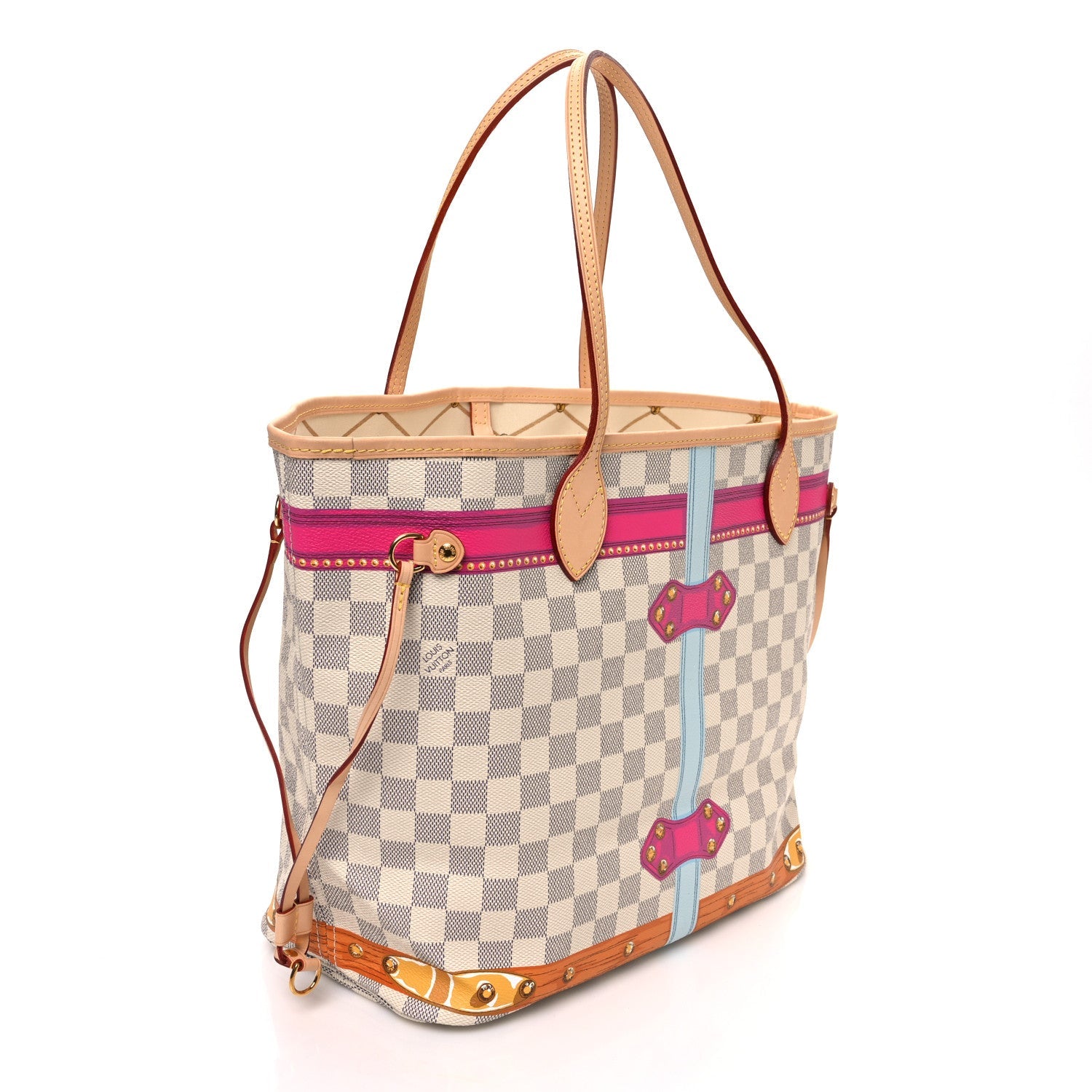 Damier Azur Summer Trunks Saint Tropez Neo Neverfull MM