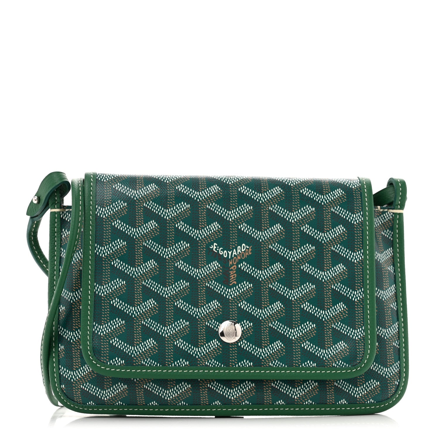 Goyardine Plumet Wallet Clutch Green