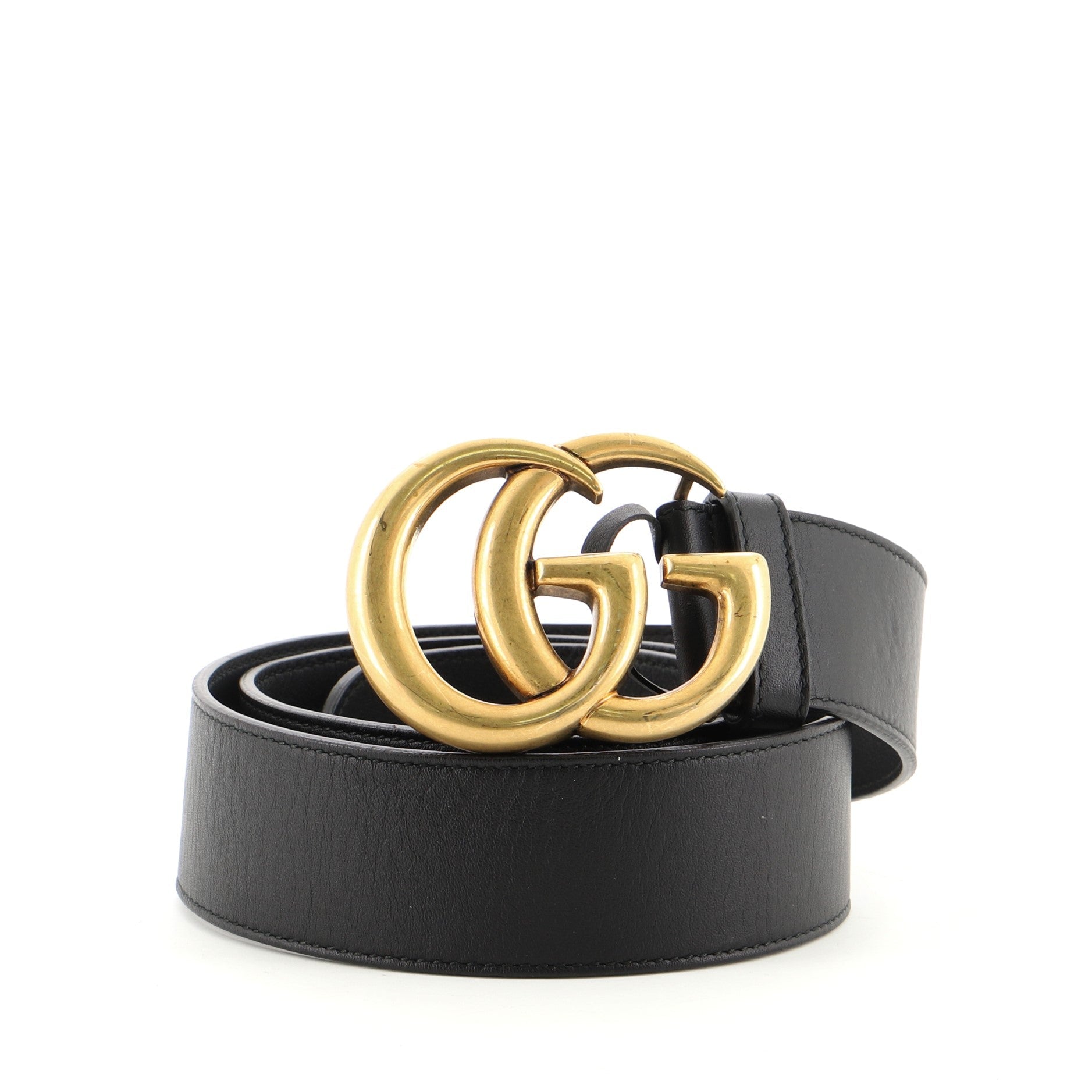 GG Marmont Belt Leather Wide 80