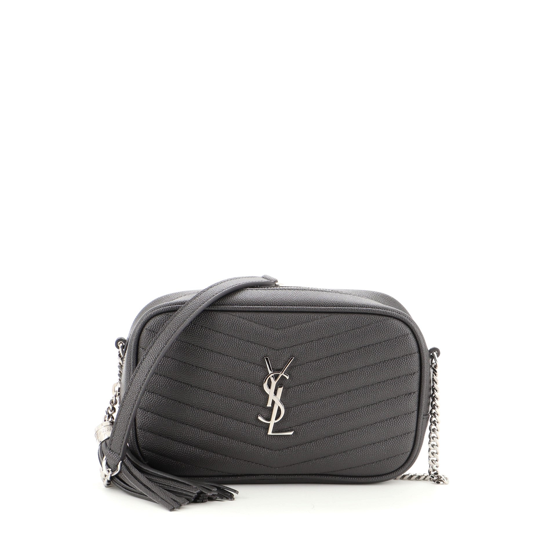 Lou Camera Bag Matelasse Chevron Leather Mini