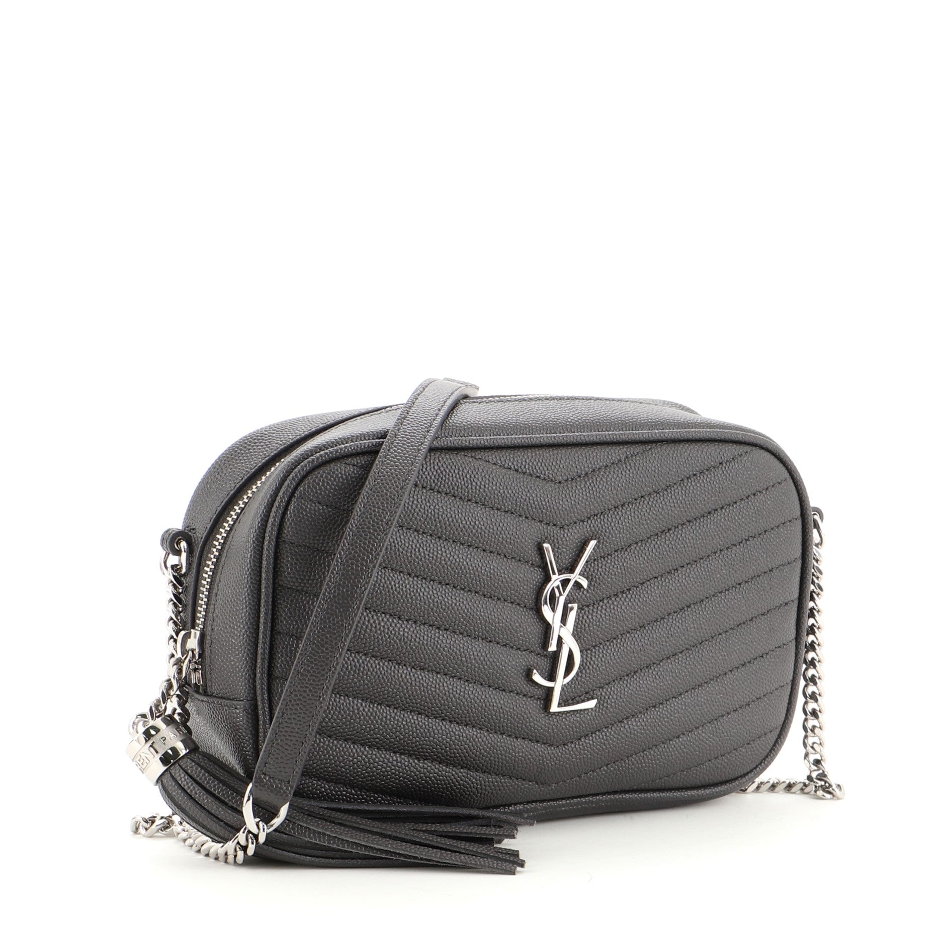Lou Camera Bag Matelasse Chevron Leather Mini