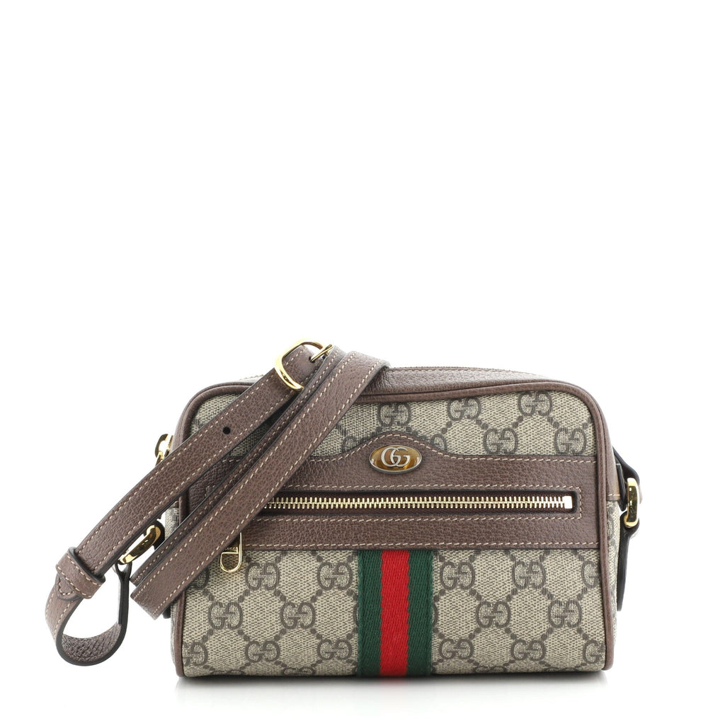 Ophidia Shoulder Bag GG Coated Canvas Mini