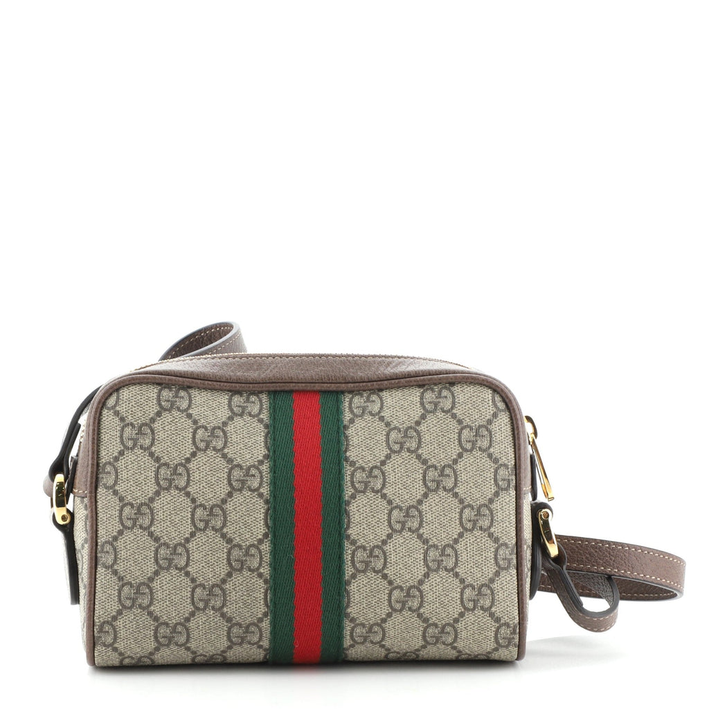 Ophidia Shoulder Bag GG Coated Canvas Mini