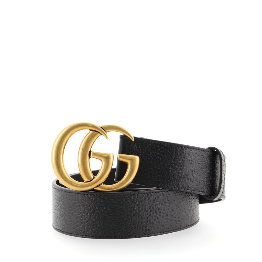 GG Marmont Belt Leather Wide 80