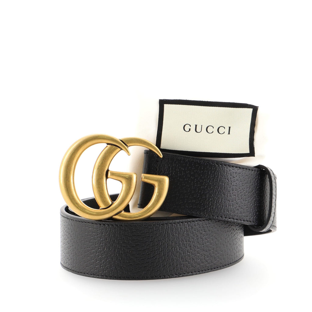 GG Marmont Belt Leather Wide 80