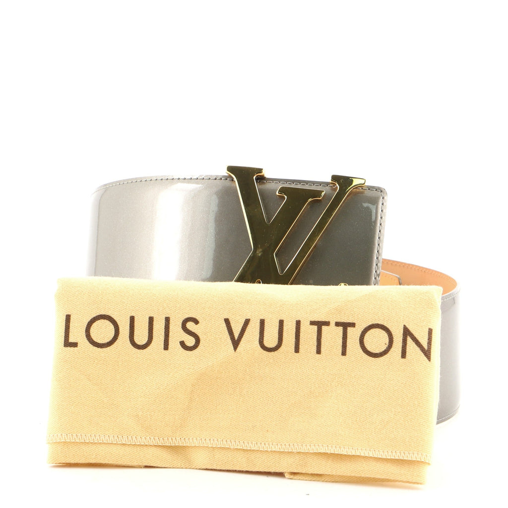 LV Initiales Belt Vernis Wide 90