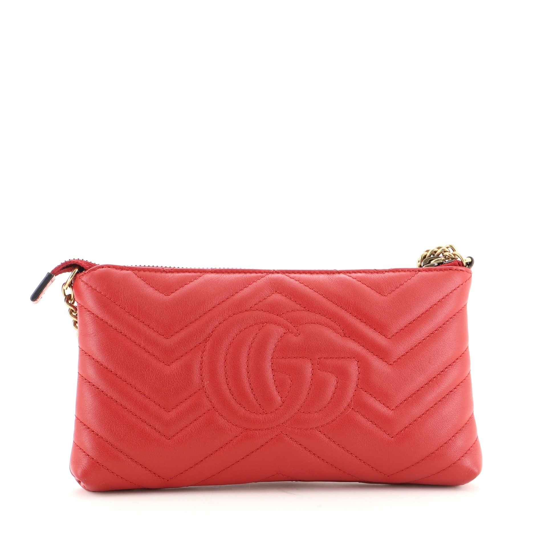 GG Marmont Chain Shoulder Bag Matelasse Leather Mini