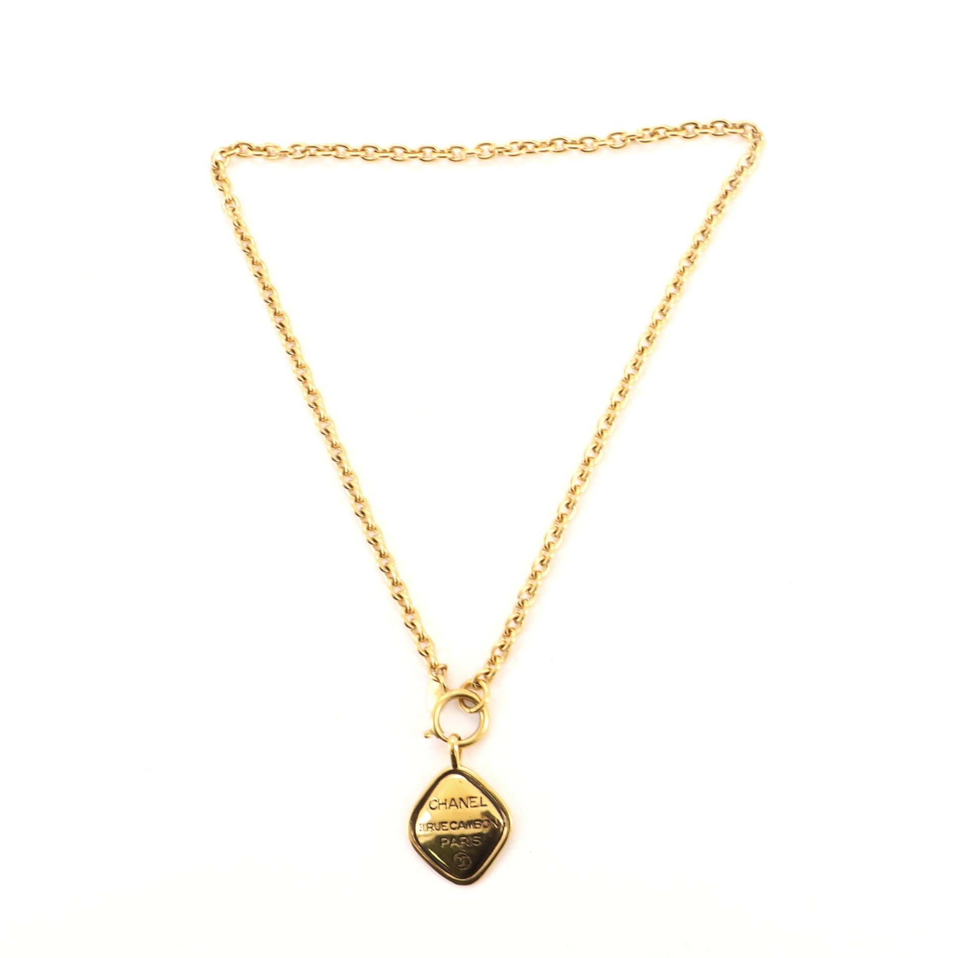 31 Rue Cambon Paris Pendant Metal Necklace