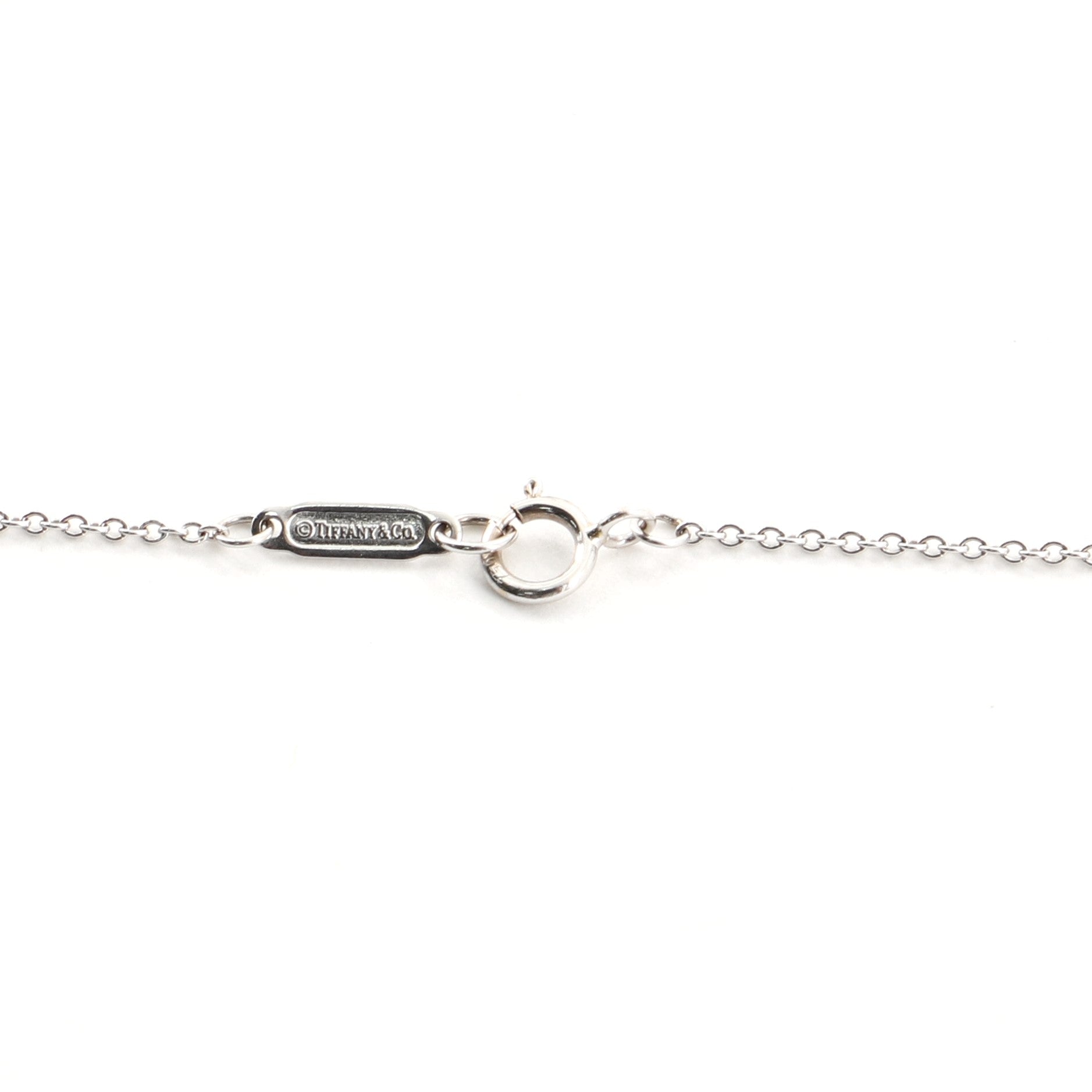 Peace Pendant 18K White Gold with Diamonds Necklace