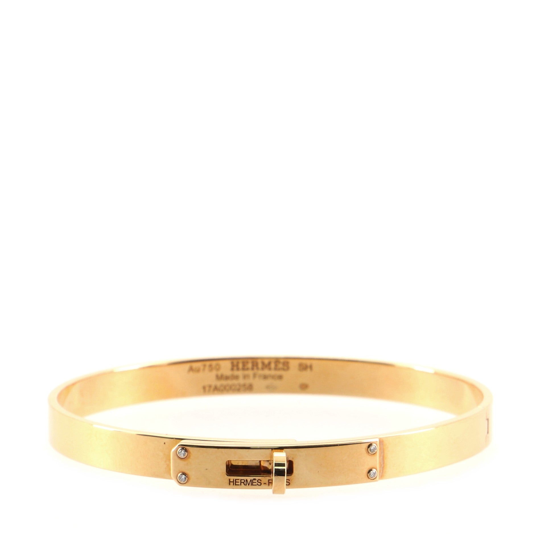 Kelly Bracelet 18K Rose Gold with Diamonds Small .02CT