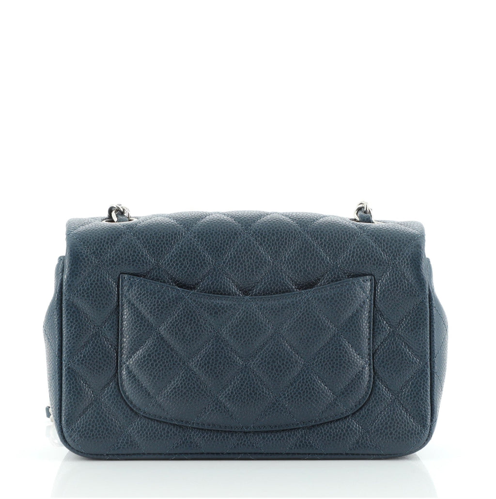 Classic Single Flap Bag Quilted Caviar Mini