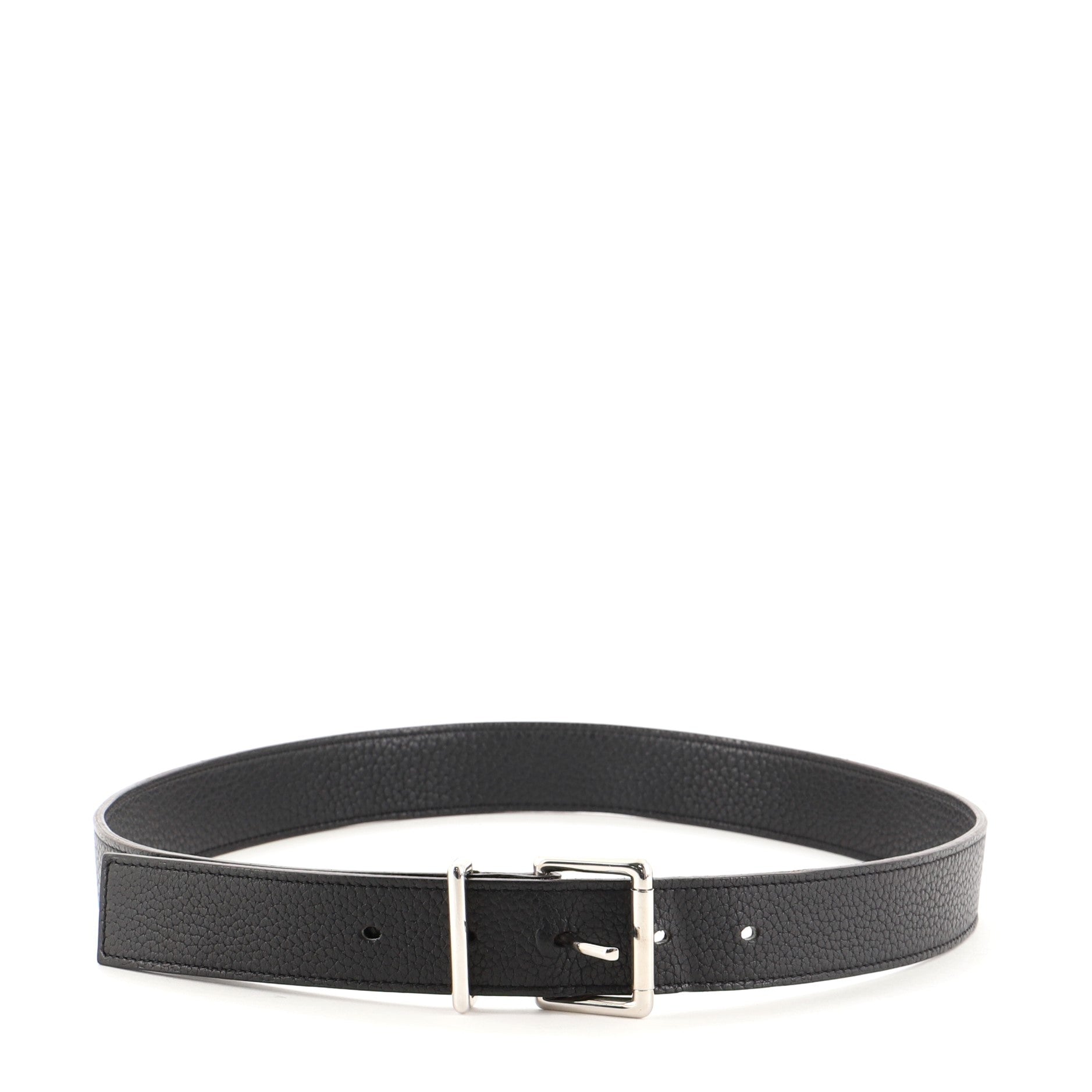 Buckle Belt Leather Medium 80