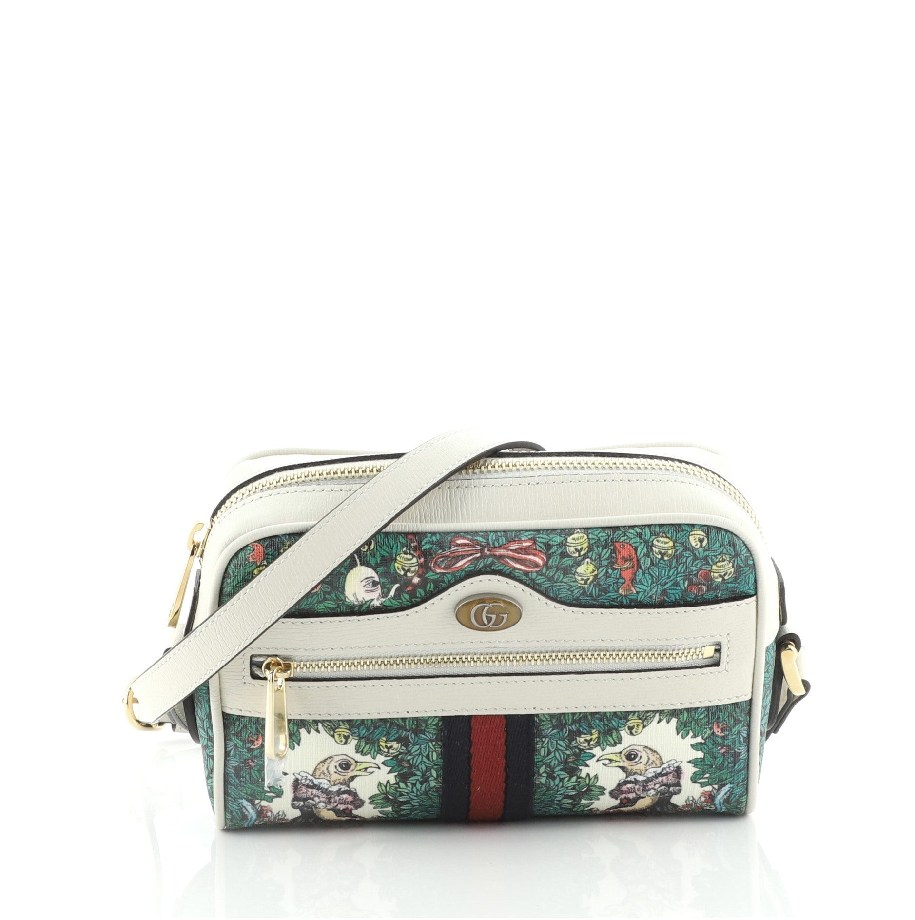Ophidia Shoulder Bag Limited Edition Printed Coated Canvas Mini