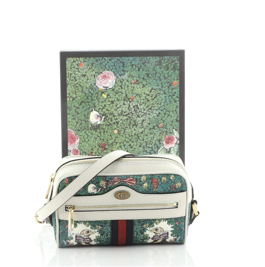 Ophidia Shoulder Bag Limited Edition Printed Coated Canvas Mini