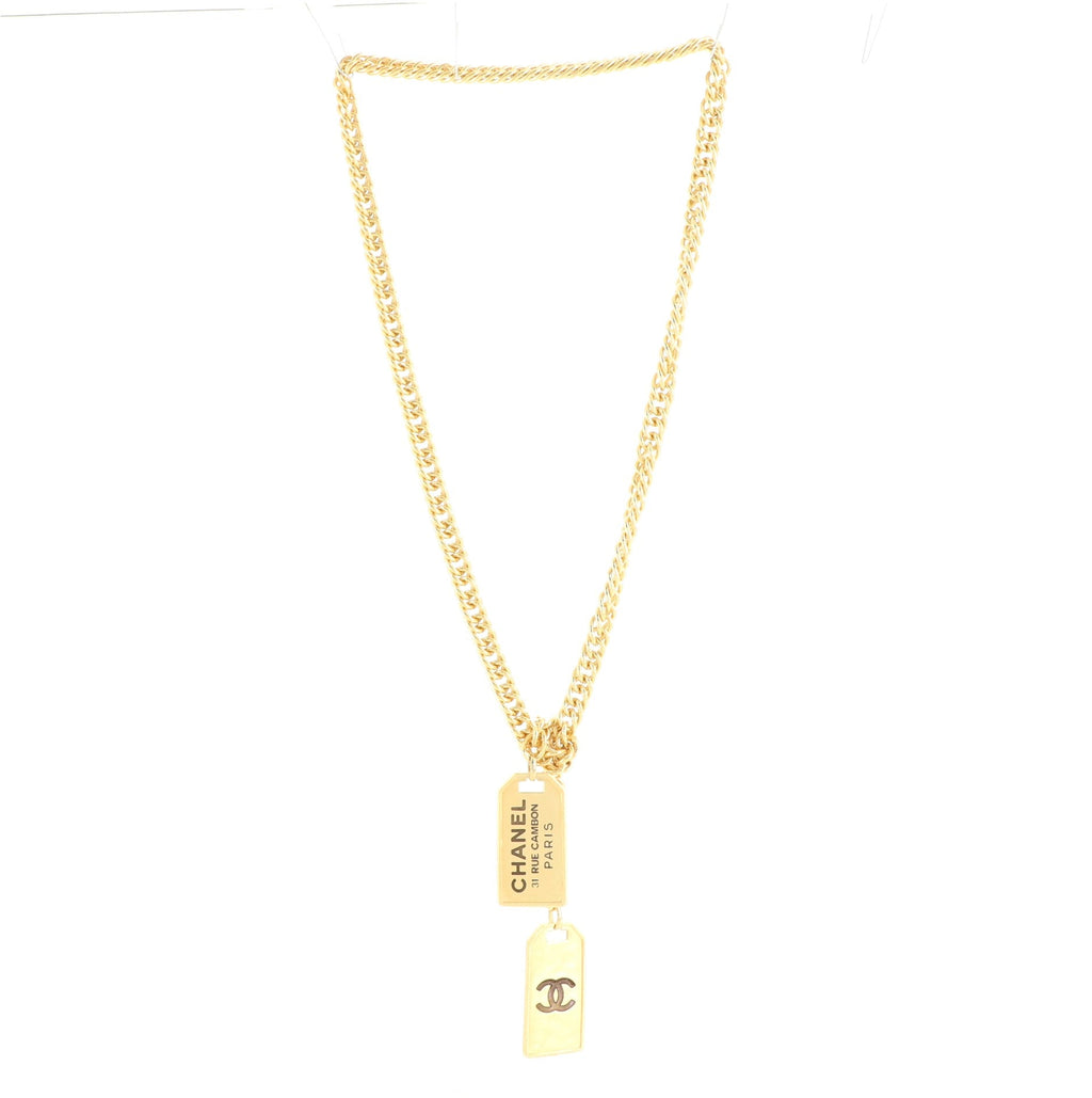 31 Rue Cambon Plate Necklace Metal