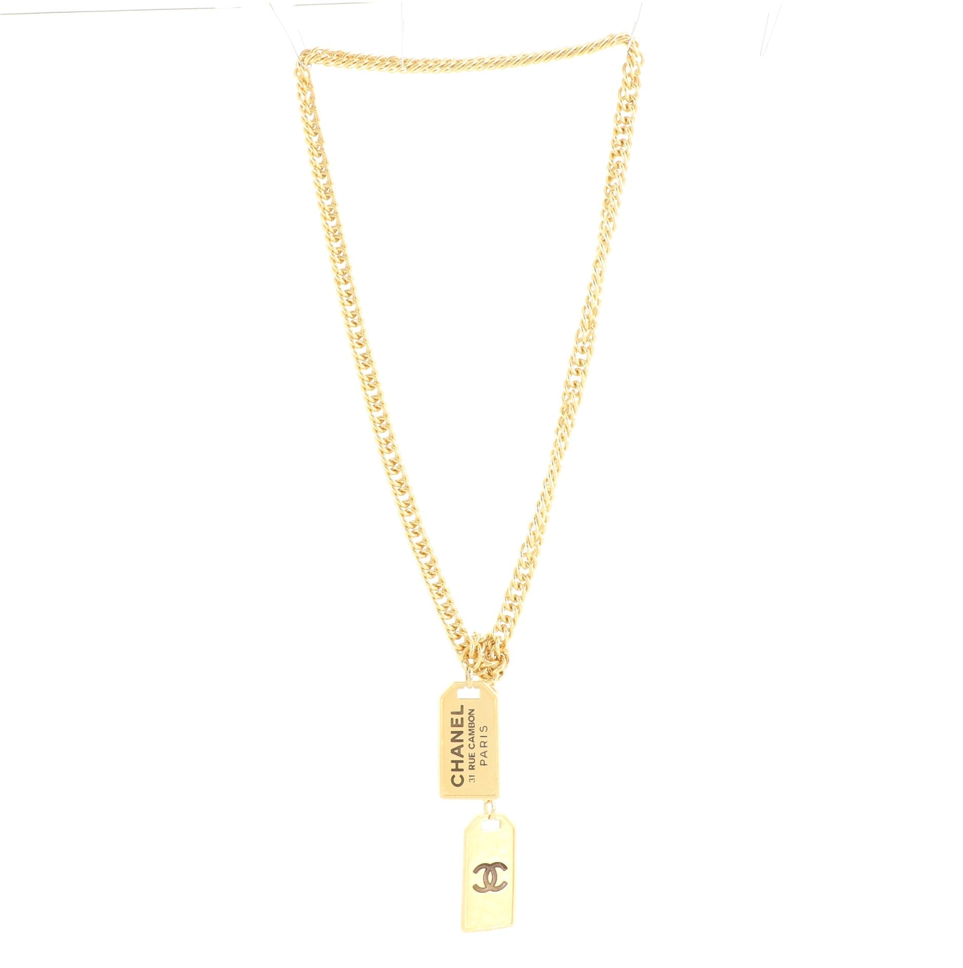 31 Rue Cambon Plate Necklace Metal