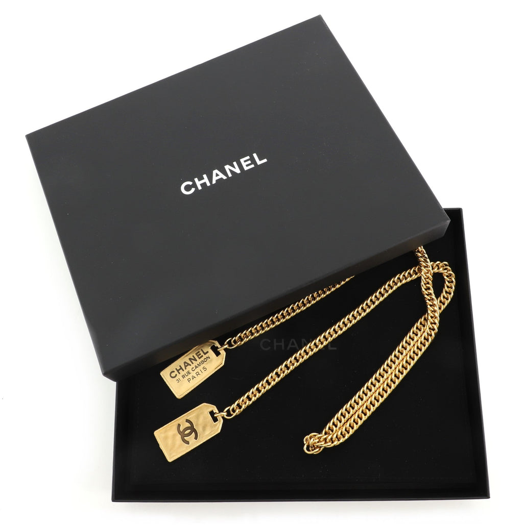 31 Rue Cambon Plate Necklace Metal