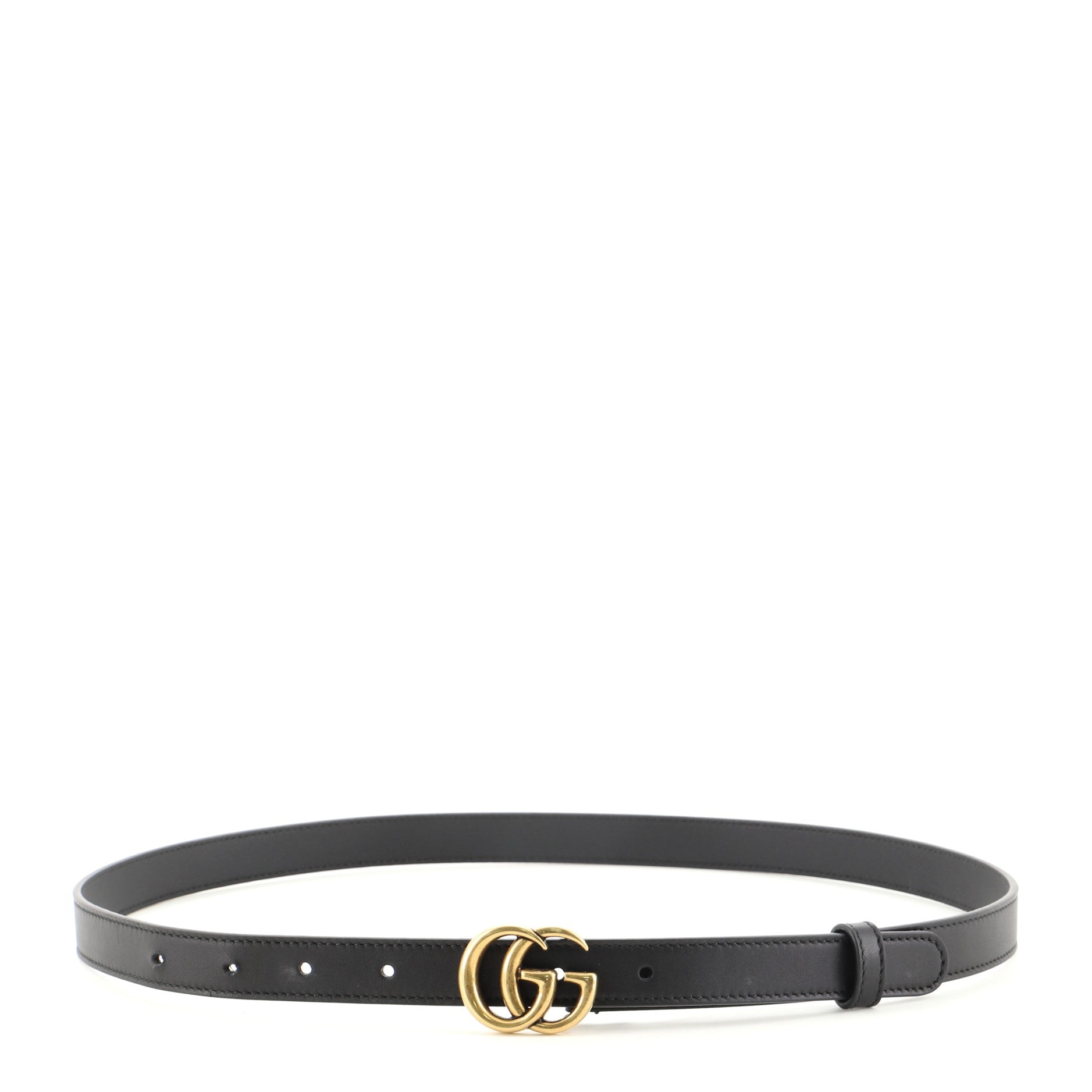 GG Marmont Belt Leather Thin 85