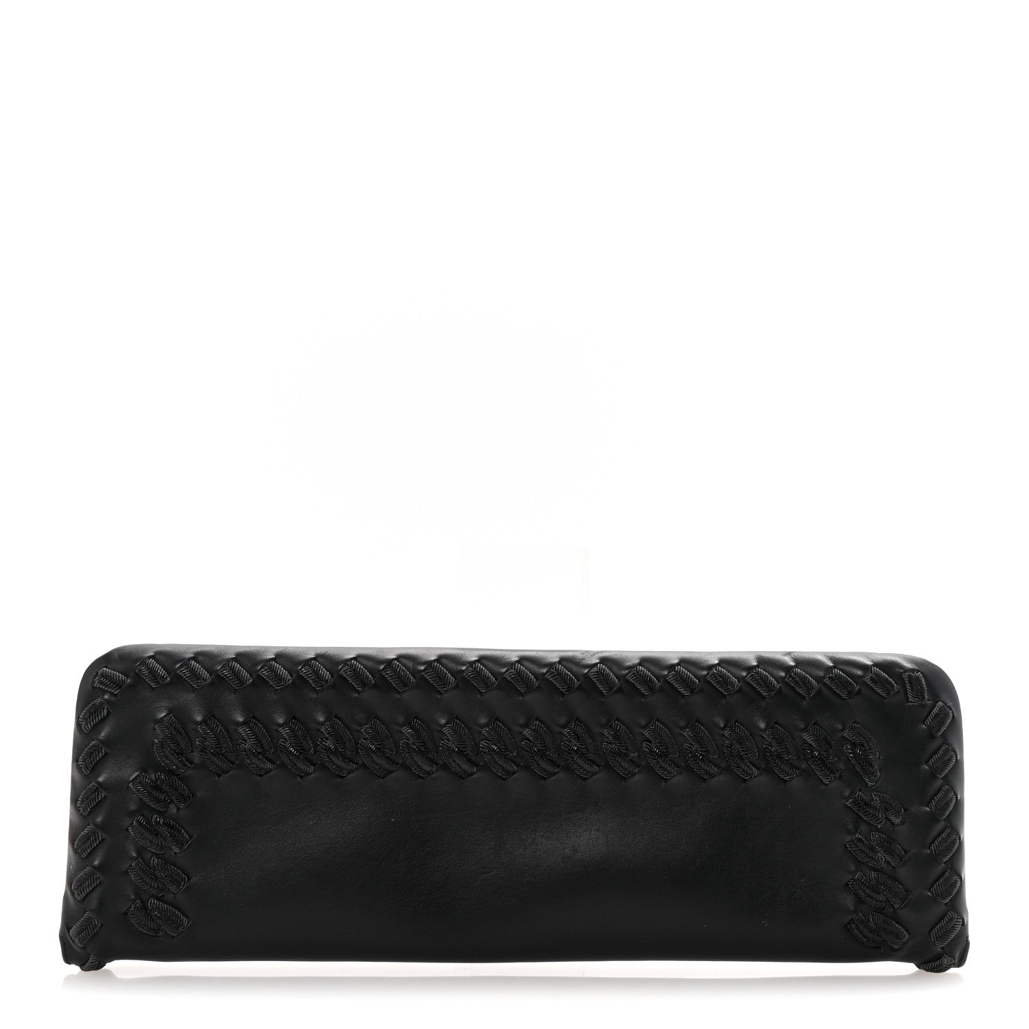 Nappa Intrecciato Long Clutch Black