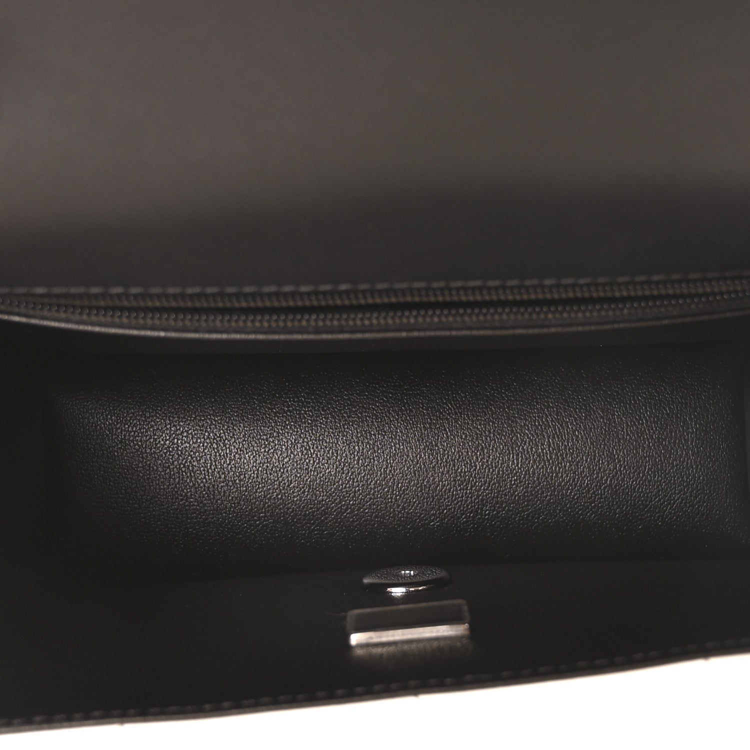 Lambskin Calfskin Mini Chocolate Bar Flap Bag White Black