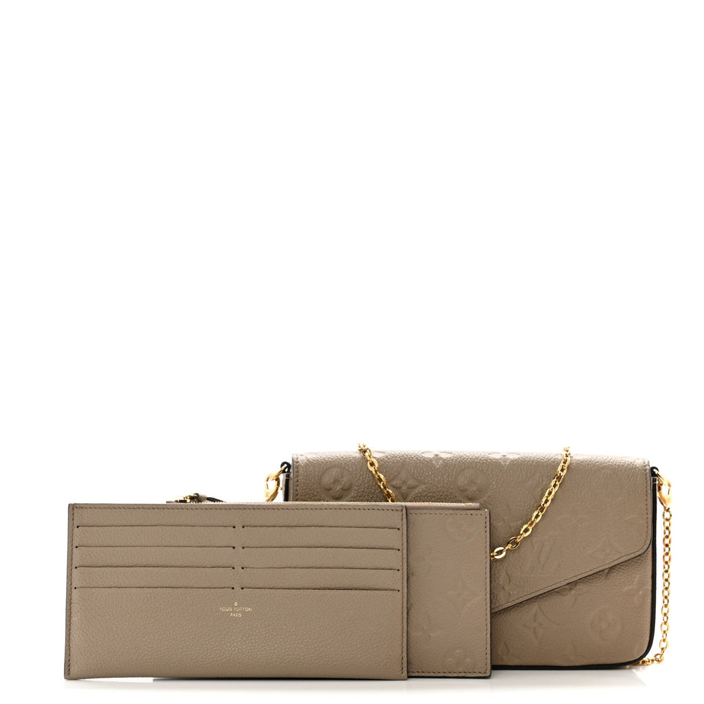 Empreinte Pochette Felicie Chain Wallet Tourterelle