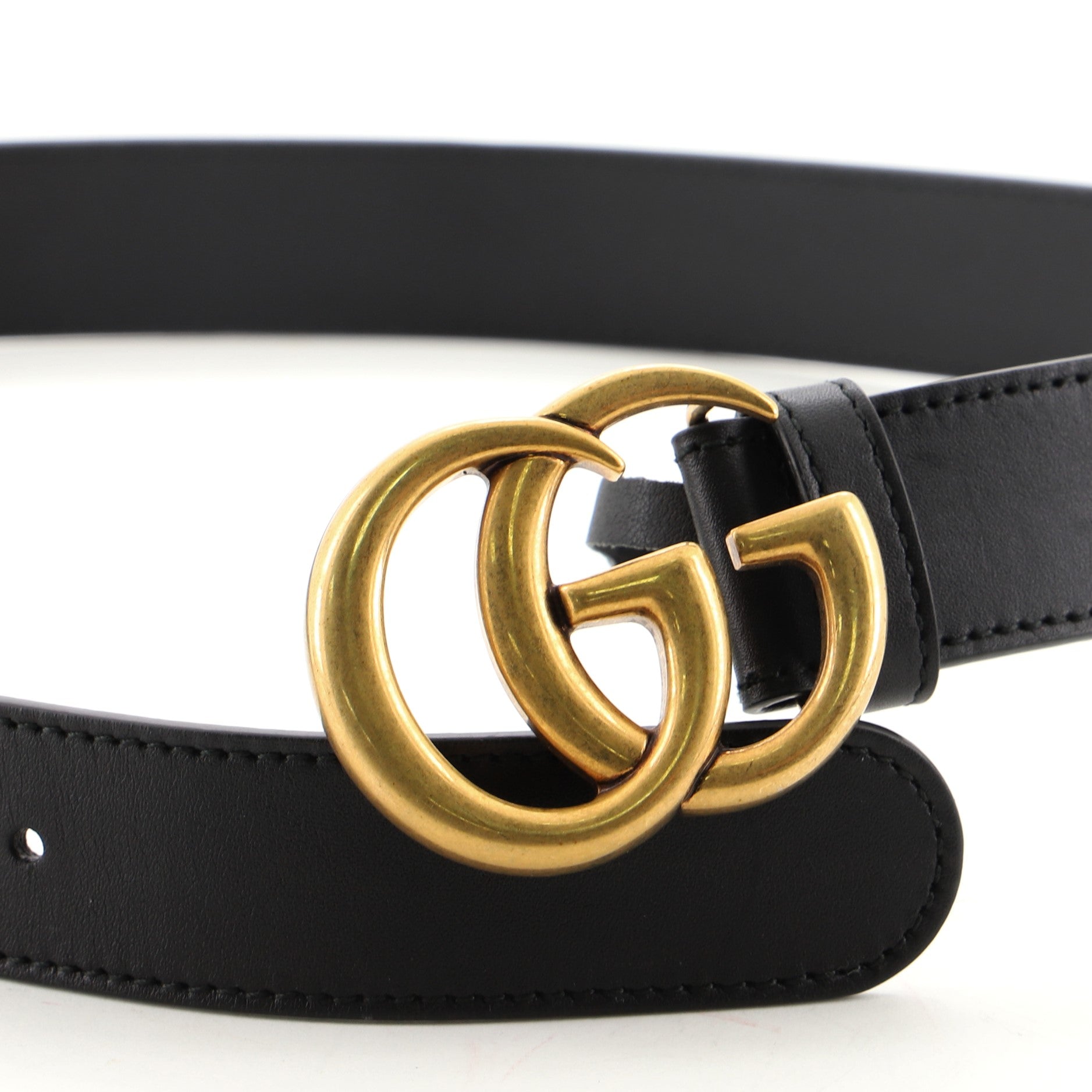 GG Marmont Belt Leather Medium 80