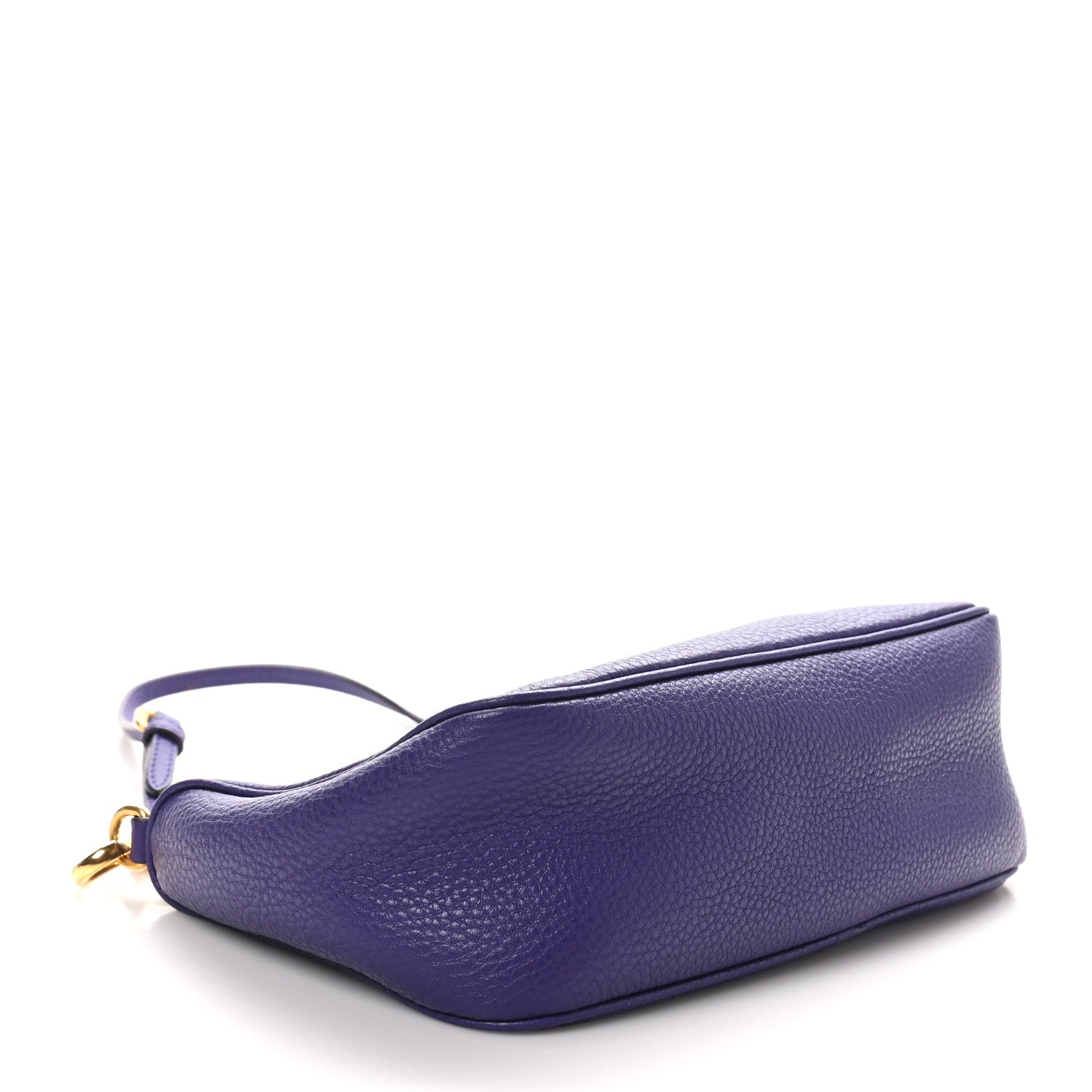 Vitello Daino Pochette Bag Viola