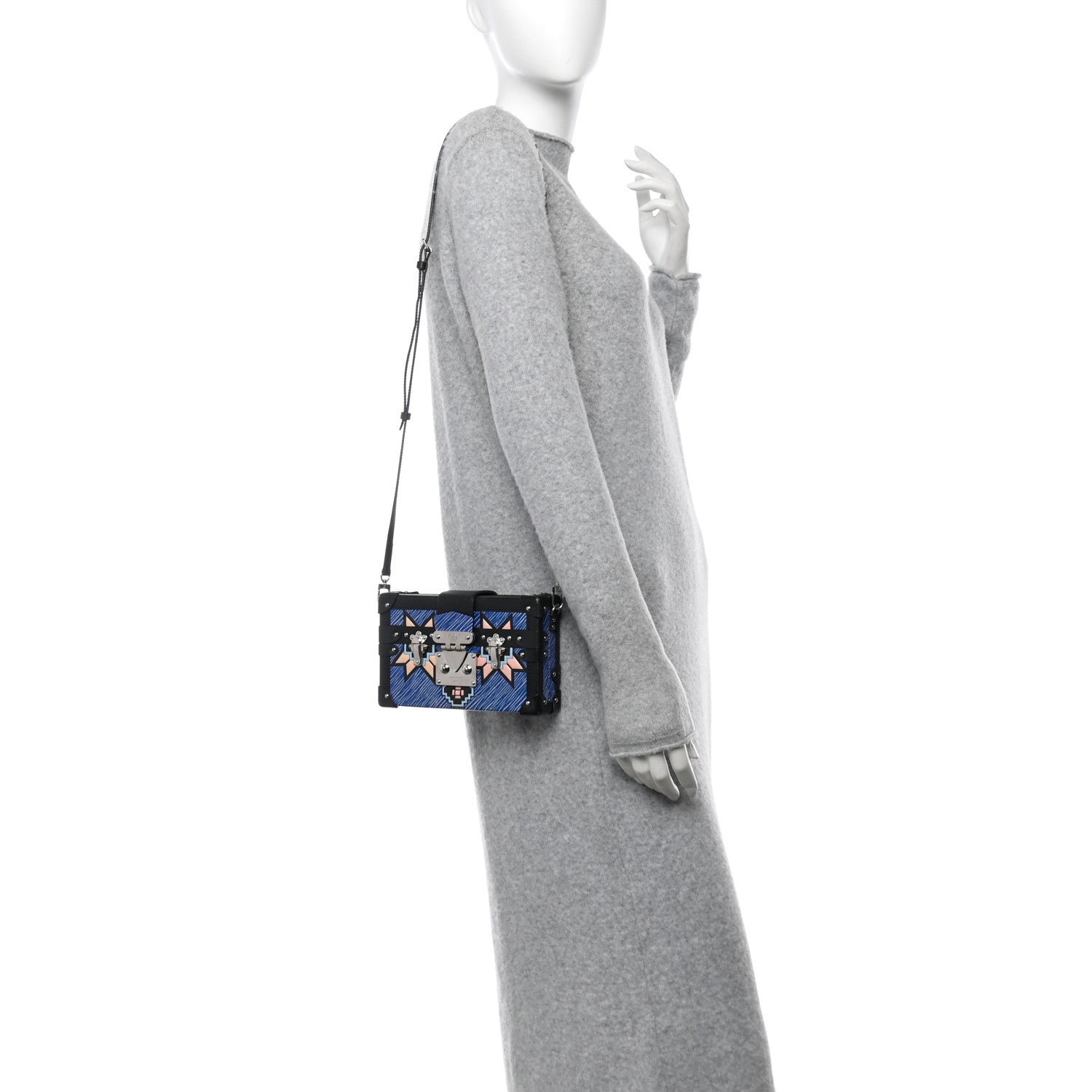 Epi Azteque Petite Malle Denim Light