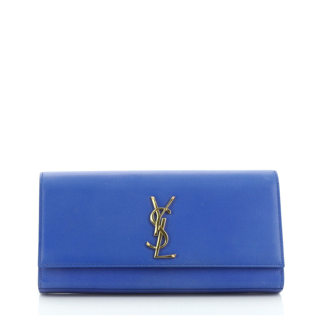 Classic Monogram Clutch Leather Long