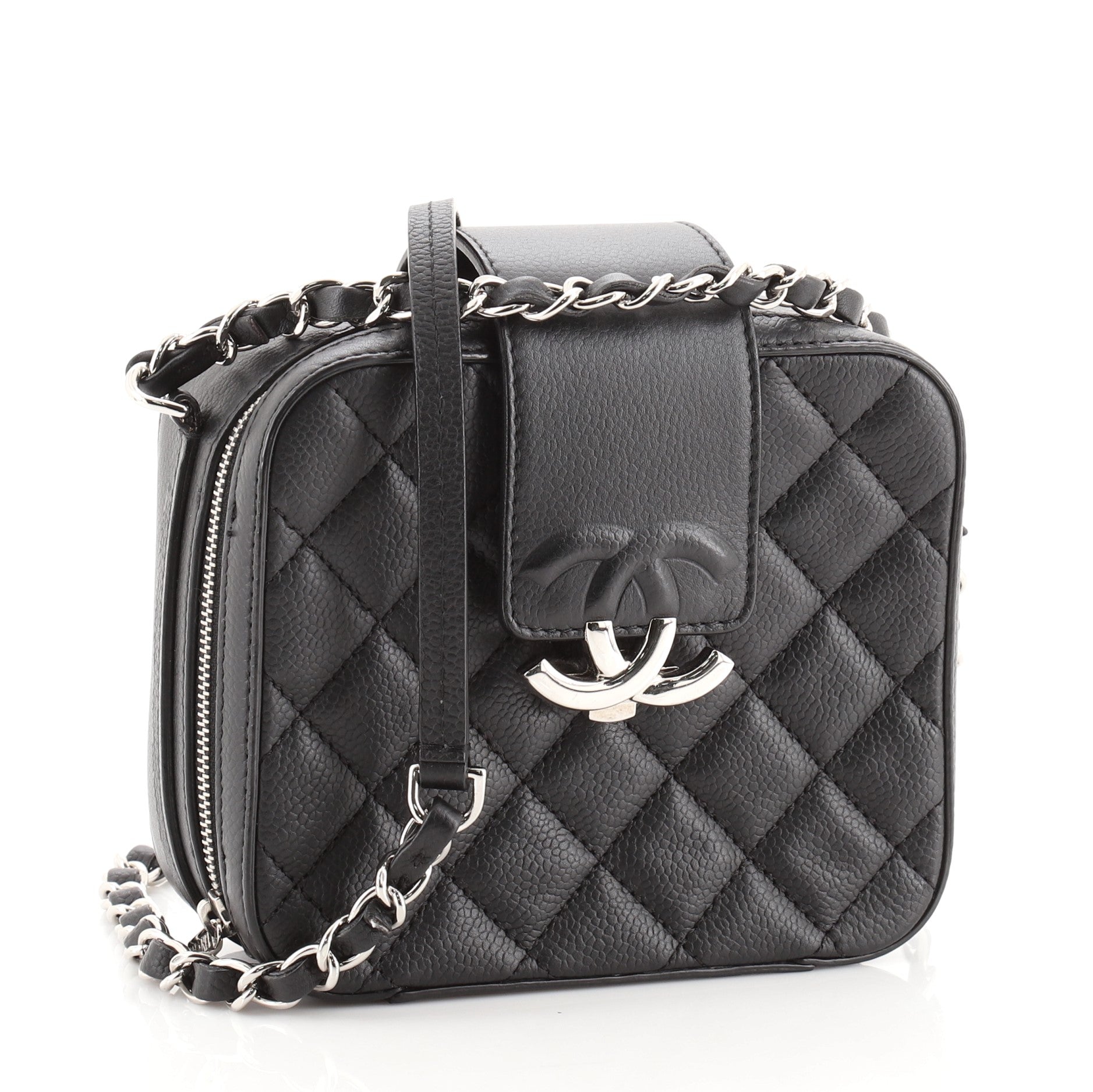 CC Box Camera Bag Quilted Lambskin Mini