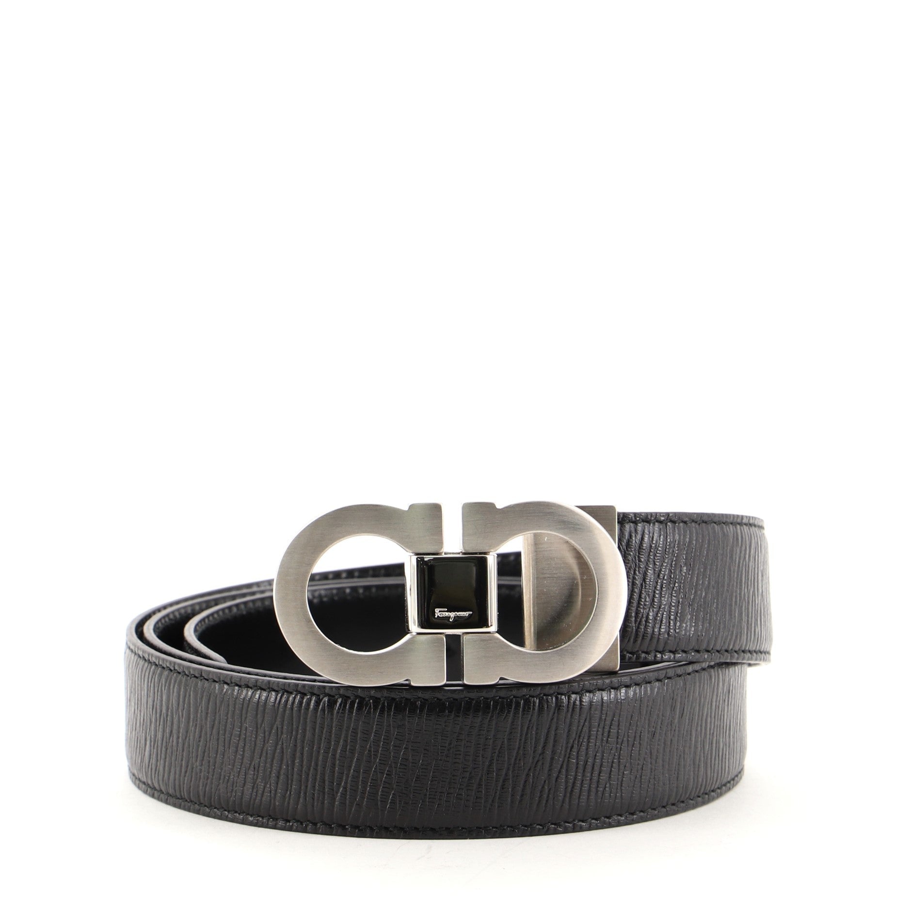 Gancini Belt Leather Medium