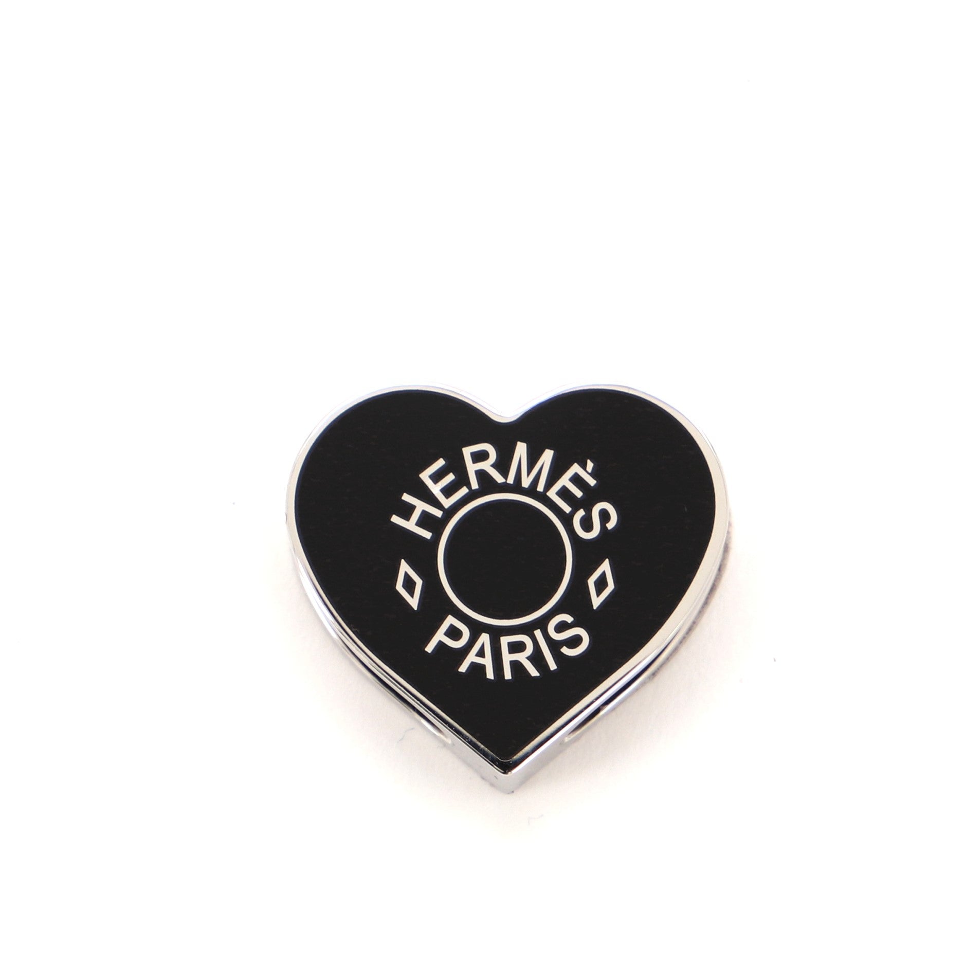 Heart Scarf Ring Lacquered Brass Mini