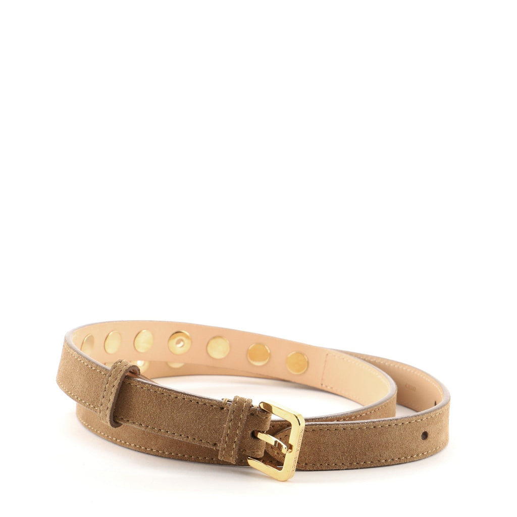 Buckle Belt Studded Suede Thin 85