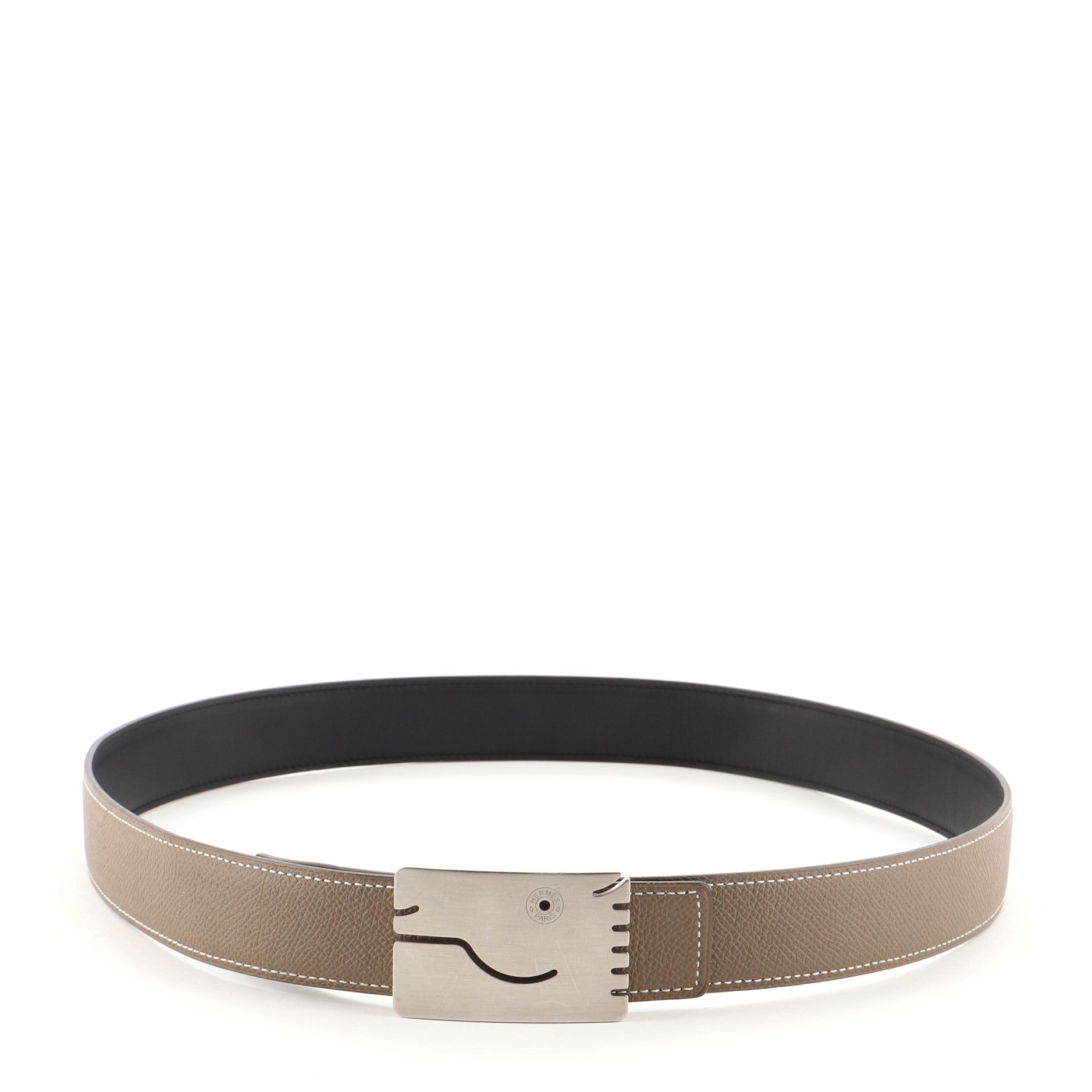 A Cheval Reversible Belt Leather Thin 95