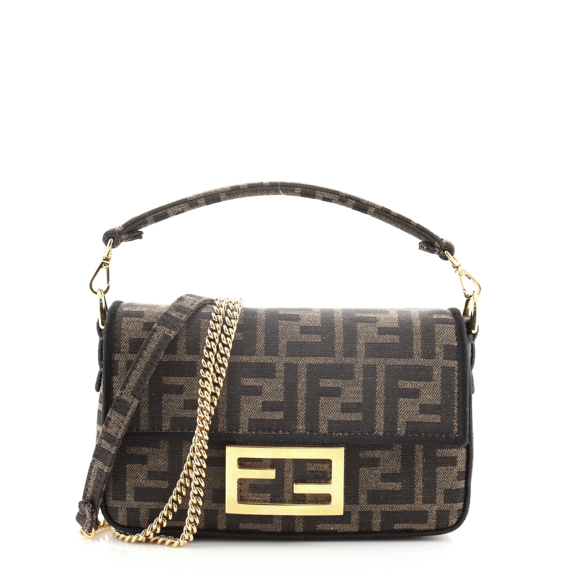 Baguette NM Bag Zucca Canvas Mini