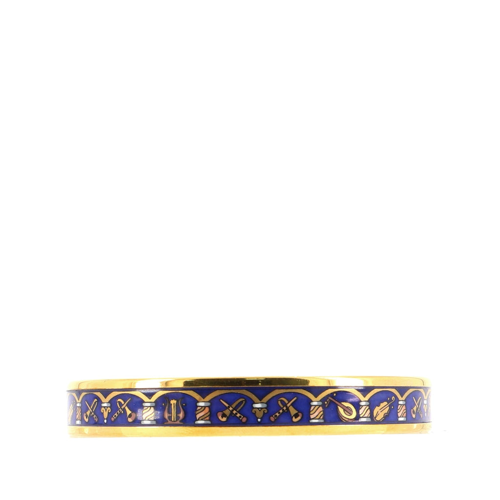 Bangle Bracelet Printed Enamel Narrow