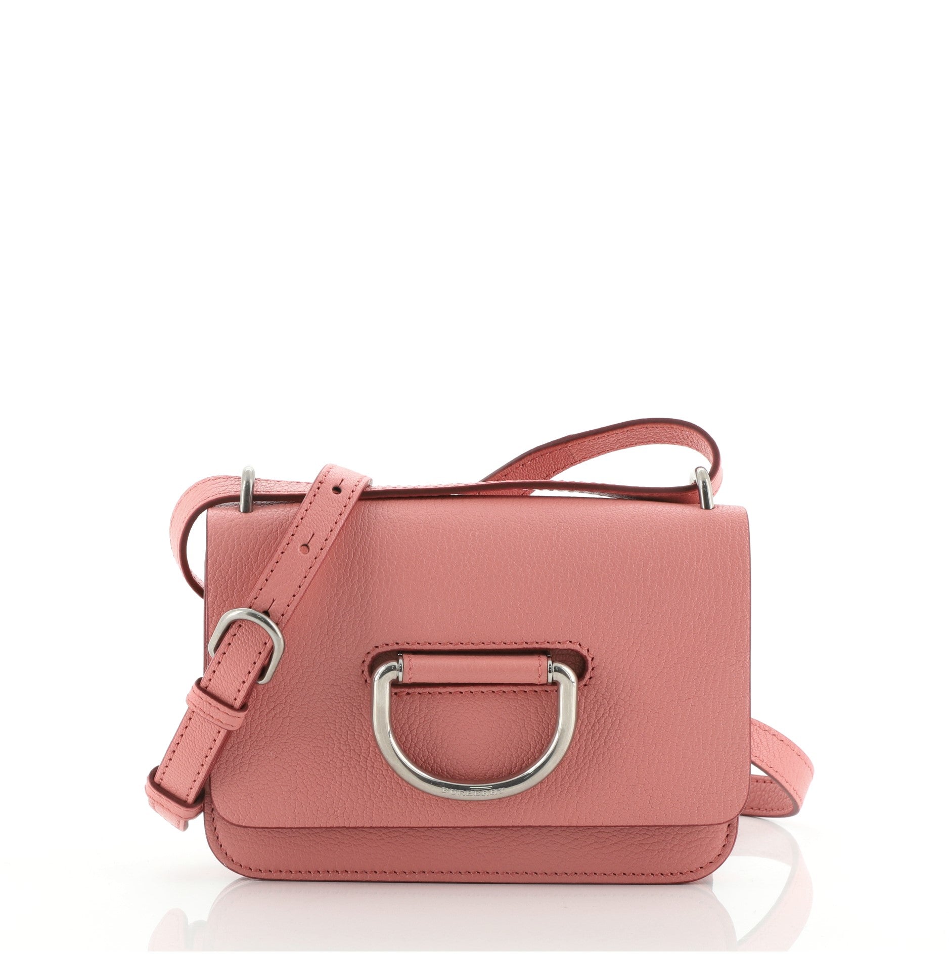 D-Ring Shoulder Bag Leather Mini