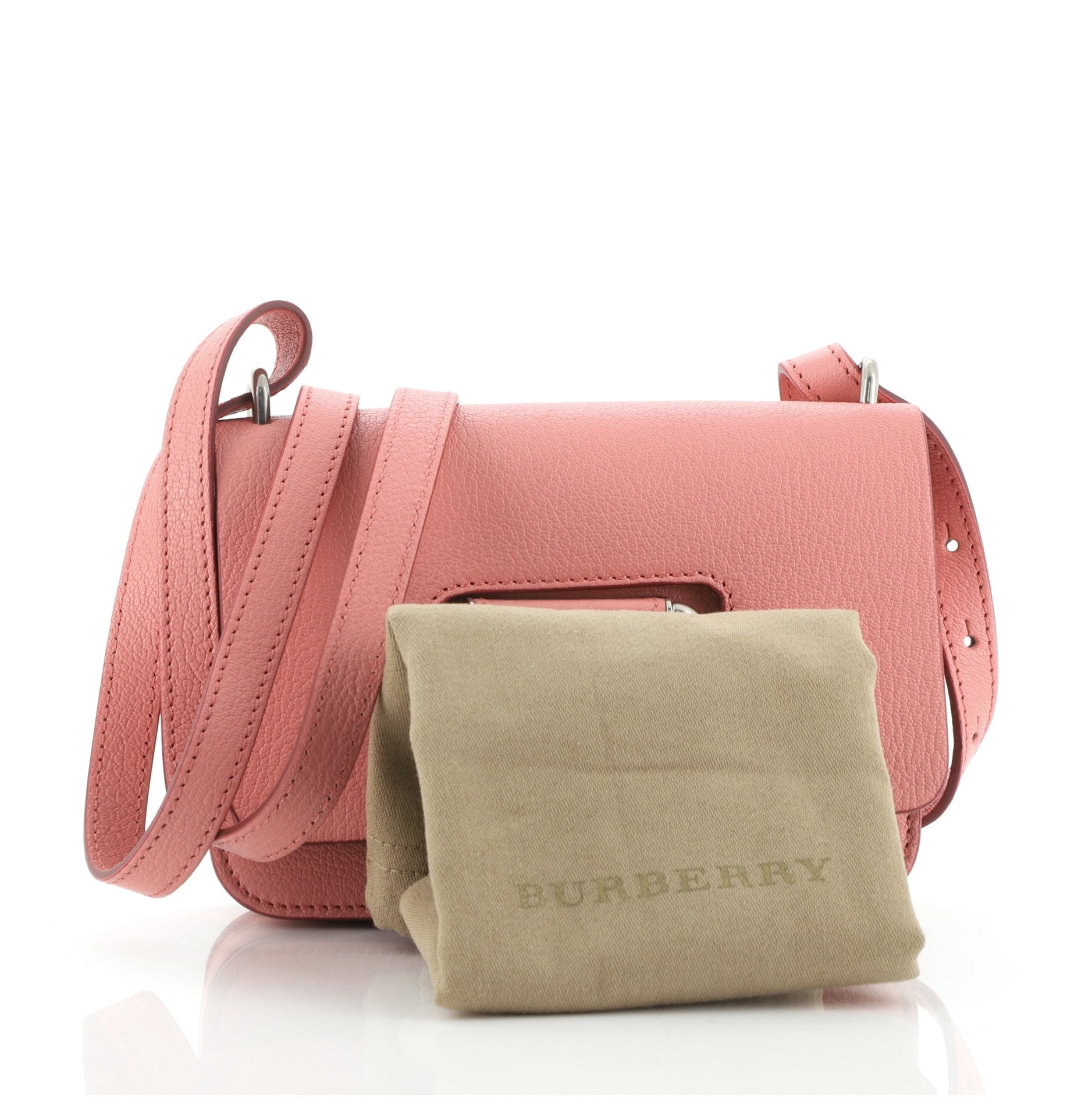 D-Ring Shoulder Bag Leather Mini