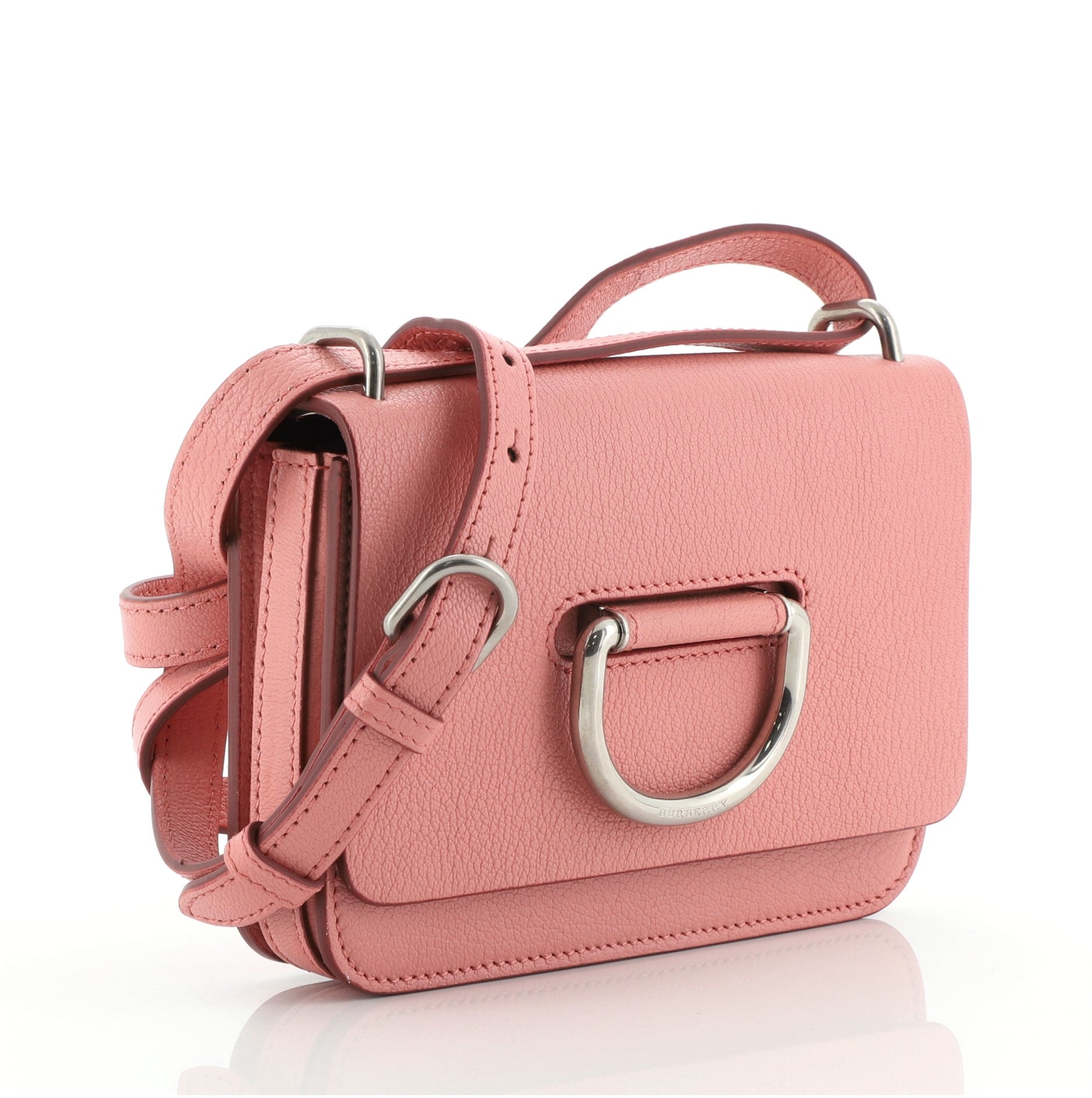 D-Ring Shoulder Bag Leather Mini