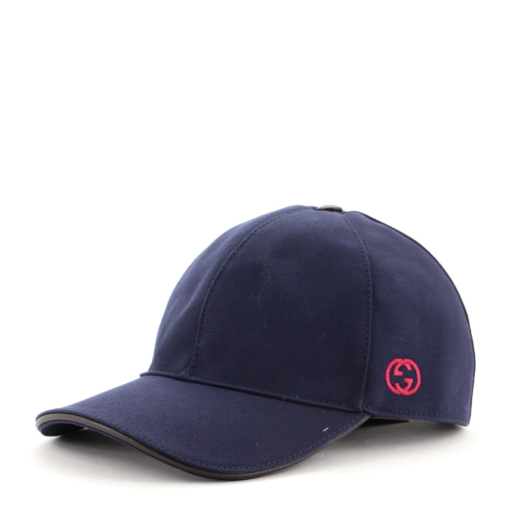 Interlocking GG Baseball Cap Canvas Large