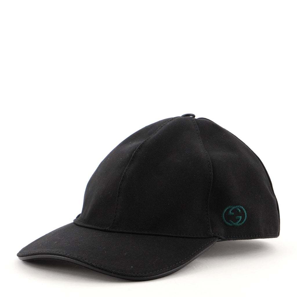 Interlocking GG Baseball Cap Canvas Large