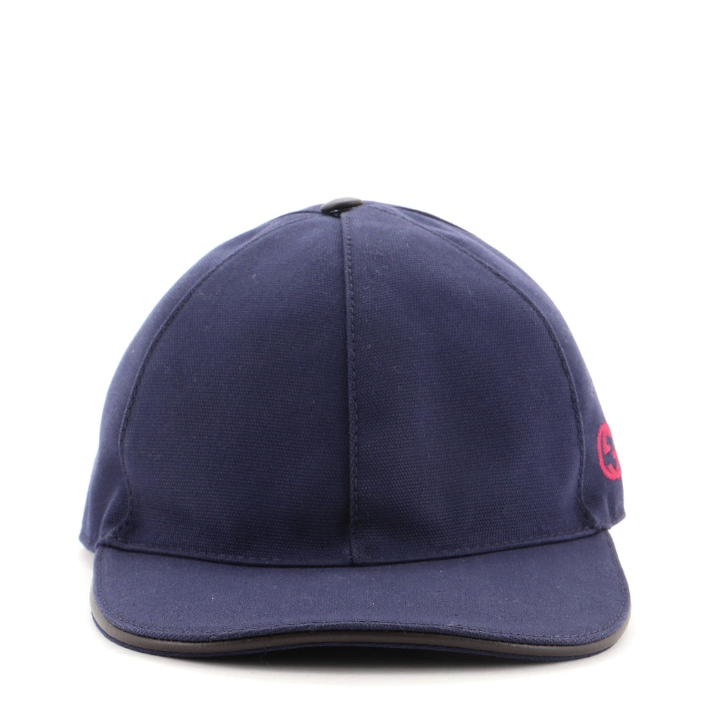 Interlocking GG Baseball Cap Canvas Large