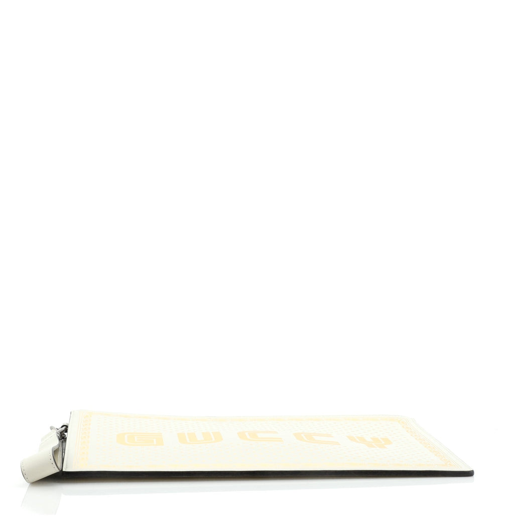 Wristlet Clutch Limited Edition Printed Leather