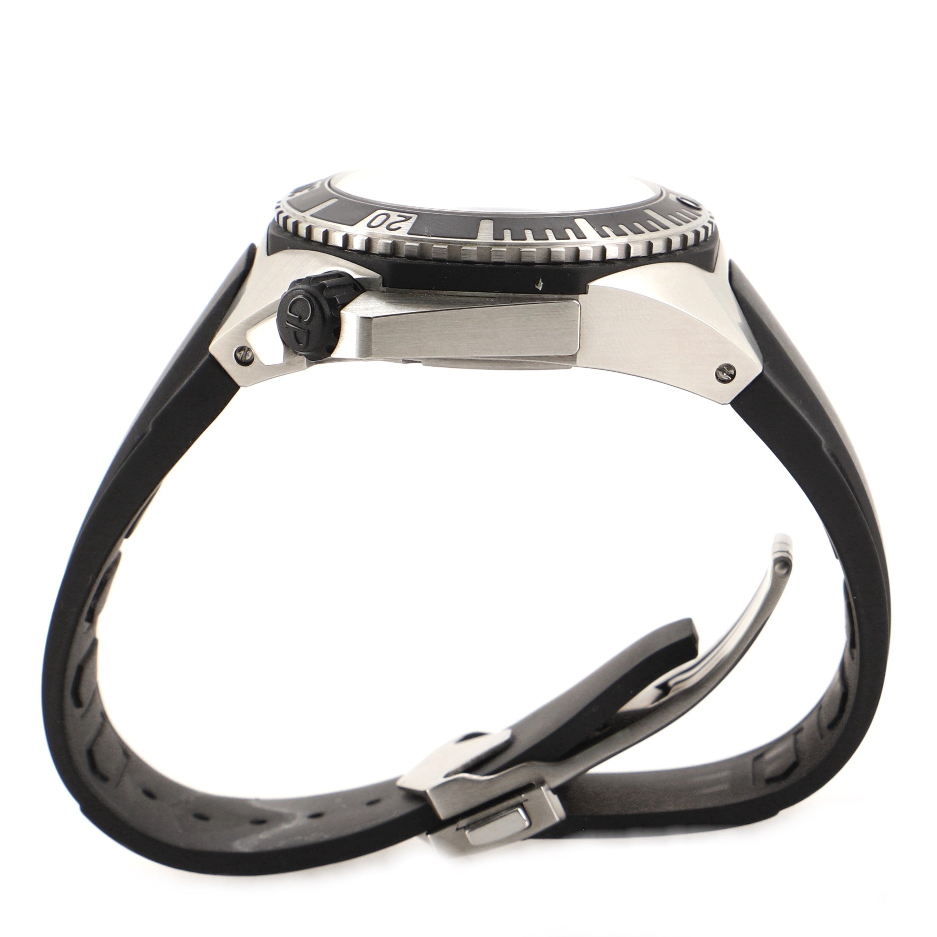 Sea Hawk Automatic Watch Stainless Steel and Rubber 44