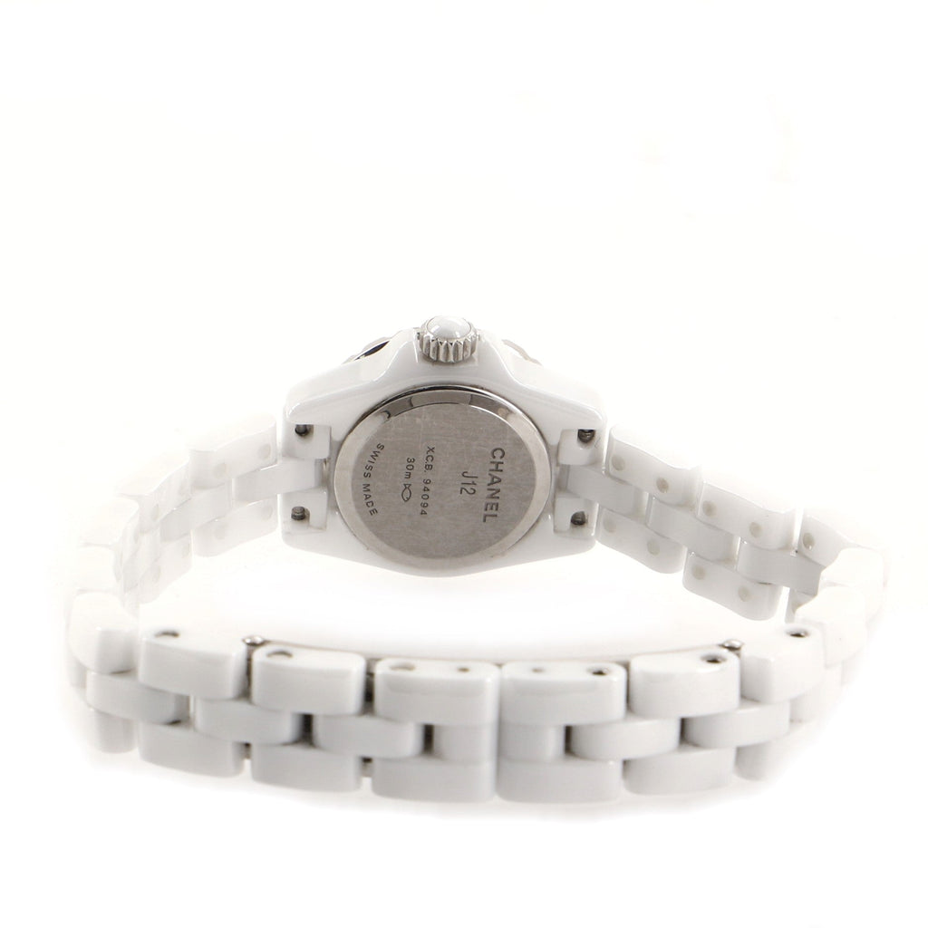 J12 Quartz Watch Ceramic and Stainless Steel with Diamond Flange 19