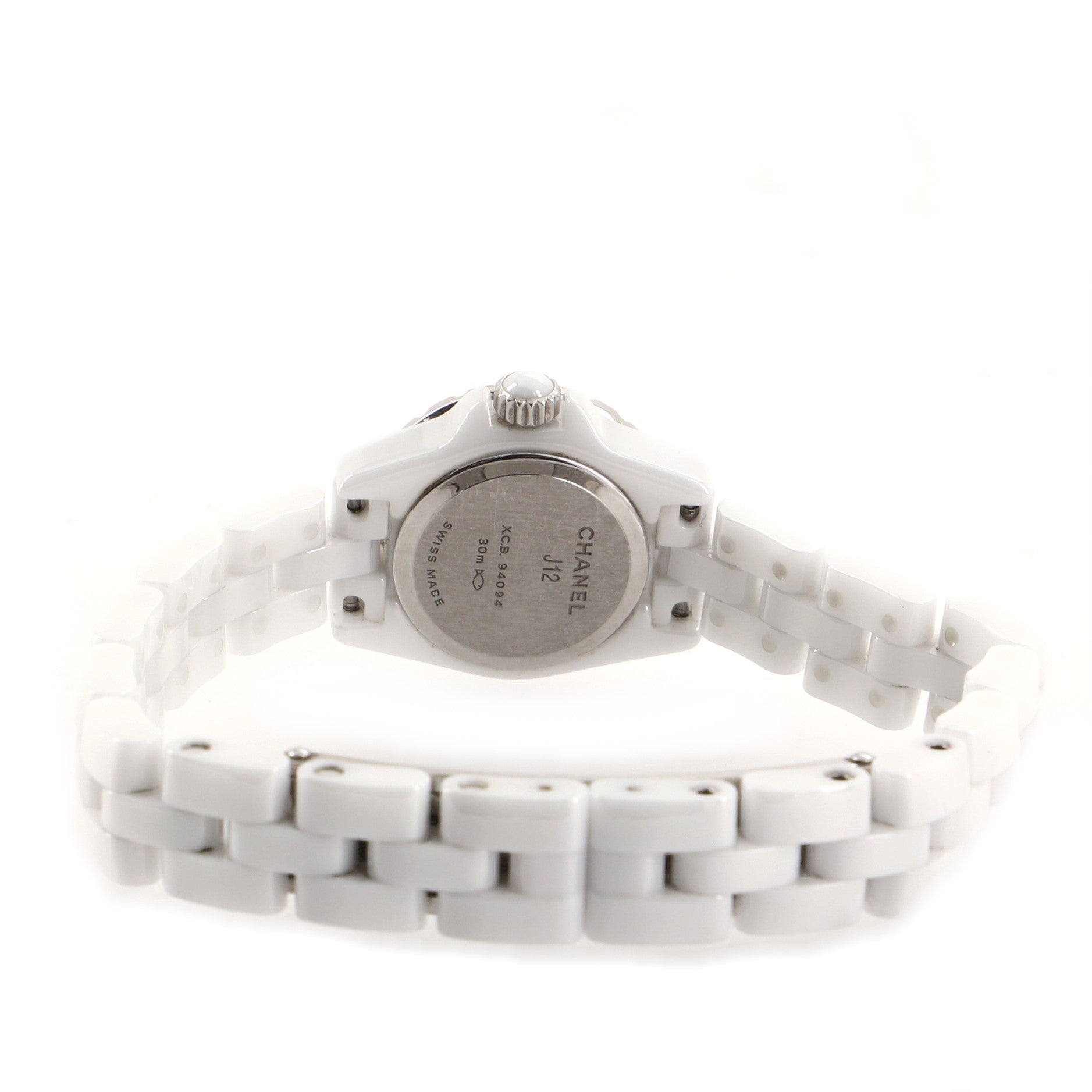 J12 Quartz Watch Ceramic and Stainless Steel with Diamond Flange 19