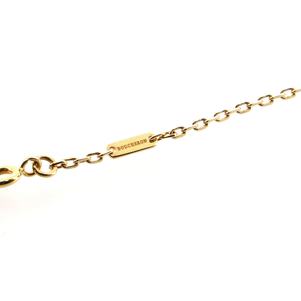 Quatre Pendant Necklace 18K Tricolor Gold and PVD