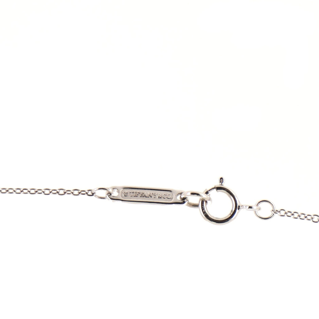 Atlas Circle Pendant Necklace 18K White Gold with Diamonds Medium .25CT