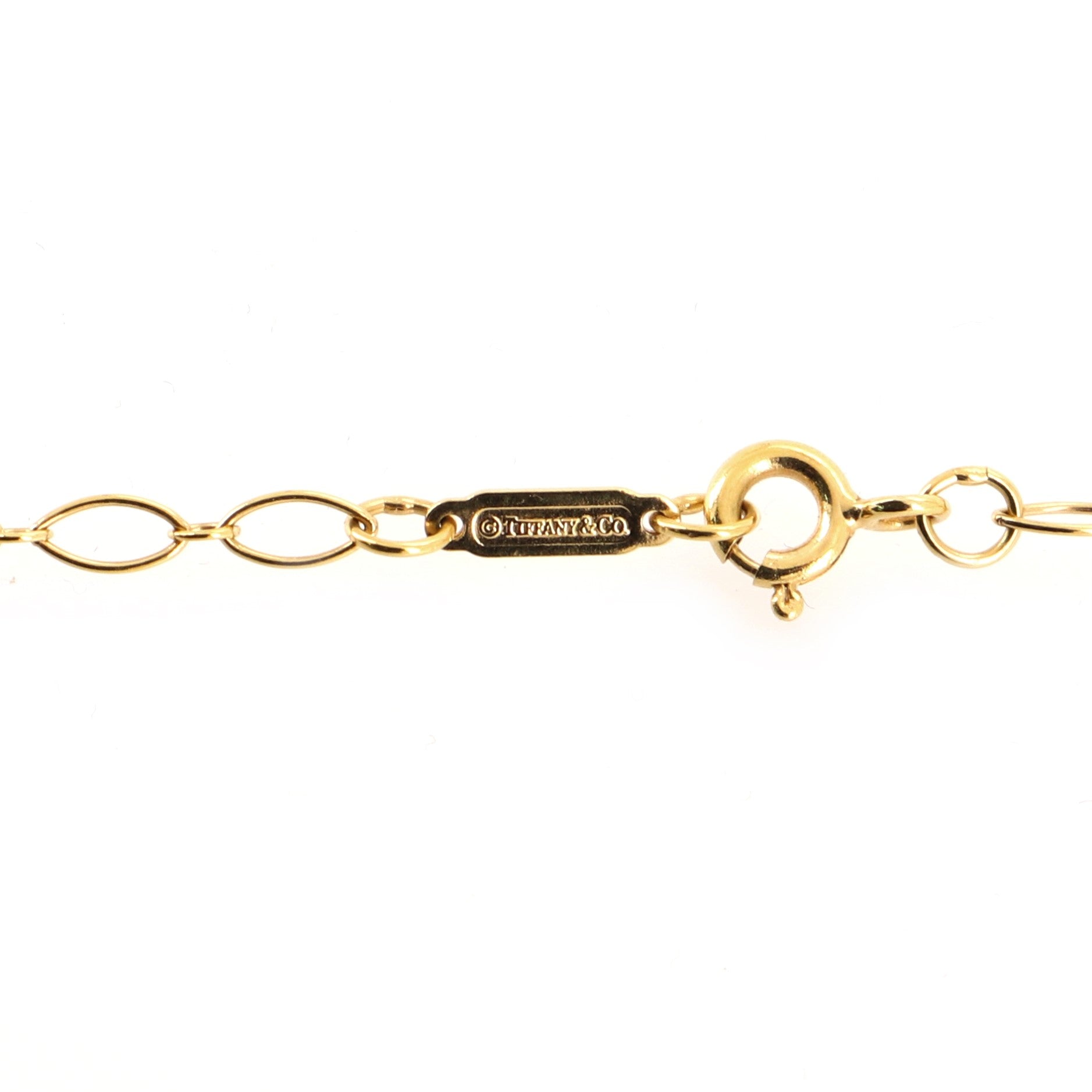 Heart Key Pendant Necklace 18K Yellow Gold